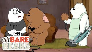 We Bare Bears  Bear Cleaning Hindi  Minisode  Cartoon Network [upl. by Rosena]