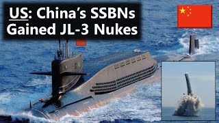 JL3 Submarinelaunched Nuclear Missiles Fielded on Chinese Type 094 SSBN according to US [upl. by Swagerty]