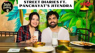 Street Diaries ft Jitendra Kumar Jitendra eats SouthIndian food talks about Panchayat Ayushmann [upl. by Akcirderf]