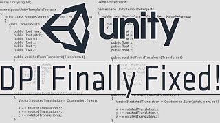 Unity DPI Scaling Finally Fixed [upl. by Gies]