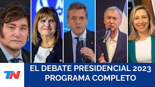 PRIMER DEBATE PRESIDENCIAL I Elecciones Generales 2023 [upl. by Eintroc]