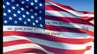 American National Anthem  quotThe Star Spangled Bannerquot EN [upl. by Keviv838]