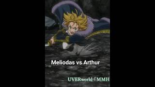 Official Meliodas vs Arthur sevendeadlysins anime fourknightsoftheapocalypse animeedit [upl. by Enitsyrhc662]