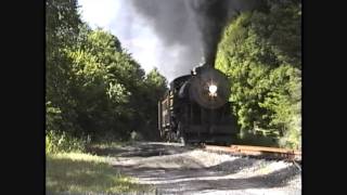 Classic Western Maryland Scenic RailwayRunby Near Corriganville MD Stereo [upl. by Kelbee]