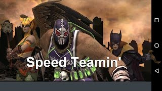 Injustice Mobile 1200 MP Speed Demons  Luchador Bane Batgirl and Hawkgirl [upl. by Toby]