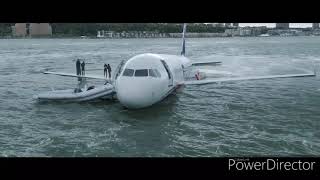 US Airways Flight 1549  Ditching Animation [upl. by Enaywd868]