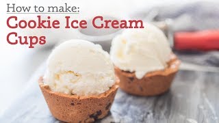 How to make Chocolate Chip Cookie Ice Cream Cups  using Primal Palate dough by Cappellos [upl. by Bubb]