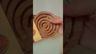 Wooden Labyrinth Puzzle 🌟 [upl. by Cade]