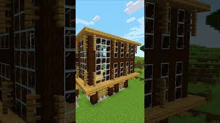 Eco House part2 minecrafthouse minecraft minecrafthousetutorial woodenhouse house game gaming [upl. by Sneve]