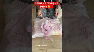 Kollar bilezik dolmalı arabam Mercedes olmalı😅😅Demiş😅😅 crochet baby kesfet istanbulunceyizi [upl. by Raffaello]