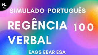 Simulado de Português 100  Regência Verbal [upl. by Neeruam]