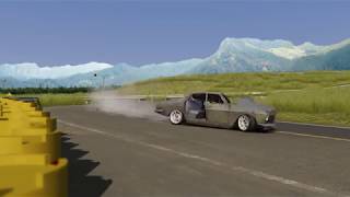 Volga GAZ24 Damaged car  Drift Playground  Assetto Corsa [upl. by Deragon37]