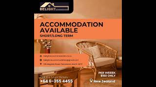 Experience ultimate comfort and convenience at Delight accommodation in Palmerston Northnewzealand [upl. by Esaj510]