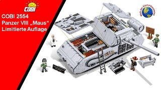 COBI® 2554 Panzer VIII quotMausquot Maßstab 128 Limited Edition [upl. by Ranie]