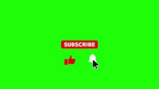 Green screen like and subscribe button VFX non copyright [upl. by Dituri656]