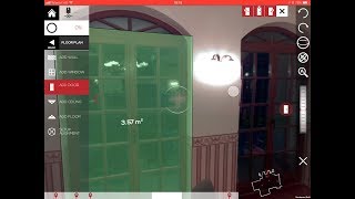 BLK360 App Tutorial 13 Measuring A Door [upl. by Brock166]