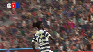 FIFA 23Lassina Traoré Lovely Overhead Kick Equalizer [upl. by Yelssew]