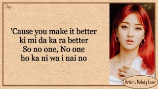 TWICE  Better Easy Lyrics [upl. by Nnaael]