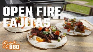 Open Fire Fajitas  Boujee BBQ with Brigie  Oklahoma Joes®️ [upl. by Duahsar322]