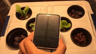 Solar Powered Hydroponic  Indoors [upl. by Lundell863]