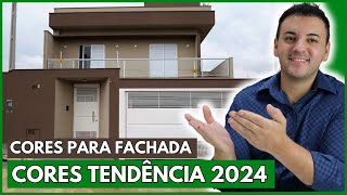 5 CORES TENDENCIA PARA FACHADA EM 2024 [upl. by Ruthanne]