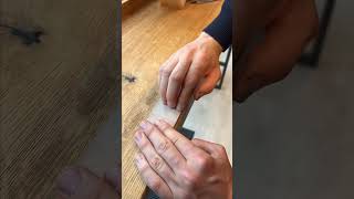 Thats how you give your knives the final touch when sharpening rollingknifesharpener [upl. by Allegna697]