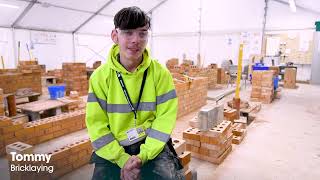 Meet Tommy our bricklaying student [upl. by Aitret]