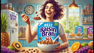 🥣 365 by Whole Foods Market Raisin Bran Cereal  Best Raisin Bran Cereal 365 🌾 [upl. by Enitsed]