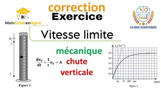 Comment déterminer la vitesse limite dun objet en chute libre  Exercice Corrigé [upl. by Amling]