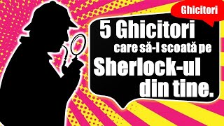 Rezolva crima 5 ghicitori care sal scoata pe Sherlockul din tine [upl. by Ydnih818]