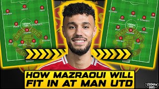 How Noussair Mazraoui Will Fit In To Ten Hag’s Man Utd [upl. by Nussbaum]