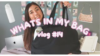 VLOG  whats in my work bag [upl. by Cattier]