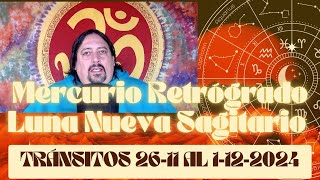 🔴MERCURIO RETRO ☿️R TRÁNSITOS 2611 AL 1122024 [upl. by Ellegna]