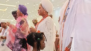 OONI WITH PRINCE TADENIKAWO QUEEN ADERONKE amp QUEEN TEMITOPE AT OJAJA PARK AKURE [upl. by Eslehc]