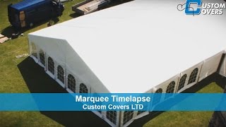 Marlin Marquees Ltd  Custom Covers Timelapse [upl. by Amarillis]