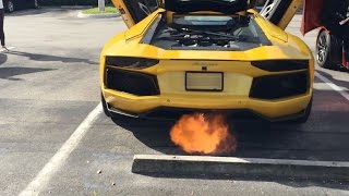 Lamborghini Aventador Twin Turbo by DLM  Doug Levin Motorsports Startup Revs Flames 30160 MPH [upl. by Magavern361]