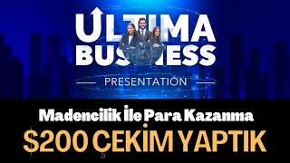 Ultima Business PARA ÇEKME VE ÖDEME KANITI 🤑 Madencilik Yaparak Para Kazanma 2024 [upl. by Maddie]