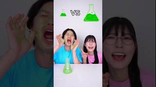 big chemical vs small chemical Eating Challenge shorts humanitychallenge viral foodchallenge [upl. by Dunham]