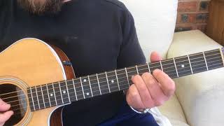 MansunWide Open SpaceAcoustic Guitar Lesson [upl. by Gnivre]