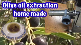 Virgin olive oil extracting home made hand machineAsianTechnic [upl. by Arraek622]