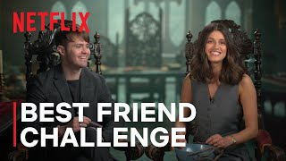 Anya Chalotra and Joey Batey Take The Best Friend Challenge  The Witcher  Netflix [upl. by Nohsav]