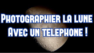 Astrophotographie avec un téléphone  Il y a des extraterrestres adaptateur telescope à12€ [upl. by Halak365]