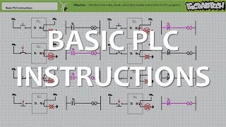 Basic PLC Instructions Full Lecture [upl. by Llehsor]