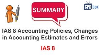 IAS 8 Accounting Policies Changes in Accounting Estimates and Errors  still applies in 2024 [upl. by Sregor]