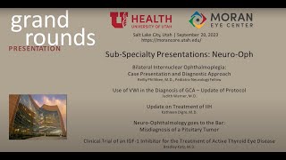 SubSpecialty Presentations NeuroOphthalmology [upl. by Siger]