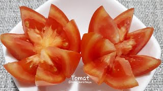 Cara membuat hiasan tomatgarnish [upl. by Tupler993]