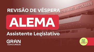 Concurso ALEMA  Revisão de Véspera [upl. by Mccormick701]