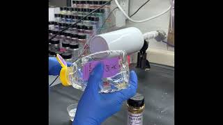 Applying glitter to a sublimation tumbler with the epoxy method [upl. by Culosio]