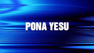 PONA YESU Moïse Mbiye feat Sandra Mbuyi Lyrics [upl. by Sansen]