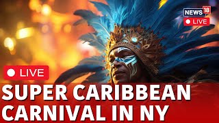 West Indian American Day Parade LIVE  Super Caribbean Carnival In New York LIVE  US News  N18G [upl. by Liagibba]